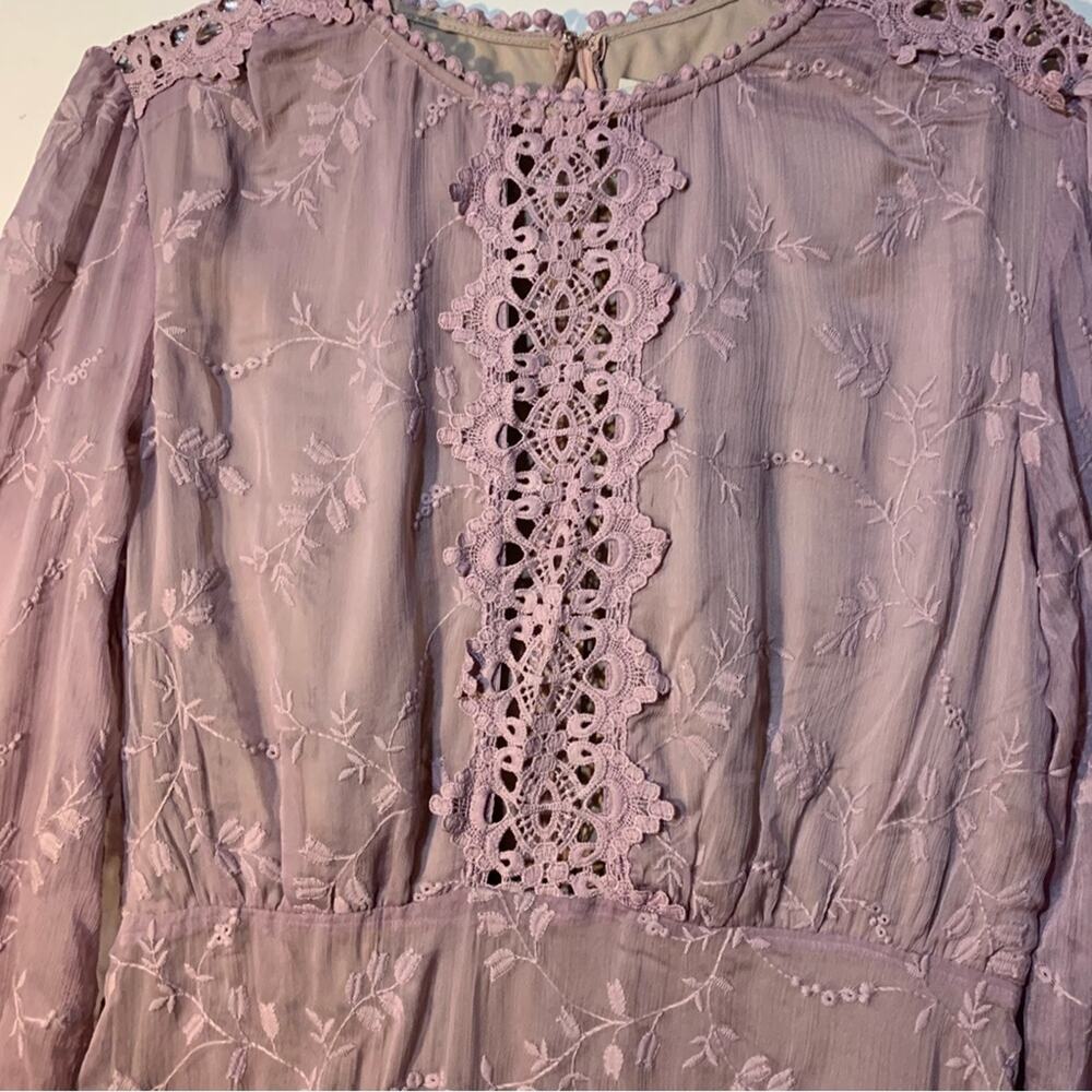 Lilac Lace MINI dress size Medium NWT - Picture 14 of 16